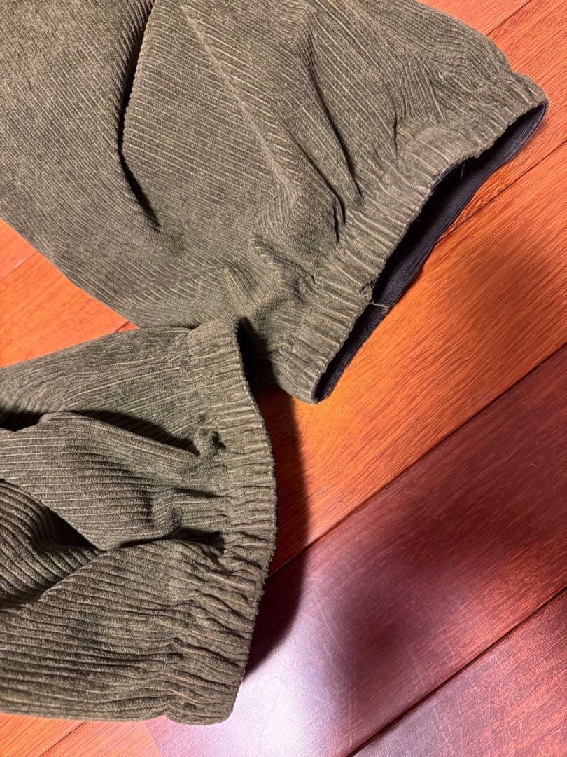 VEST DEEP コーデュロイジャケット XXL オリーブグリーン