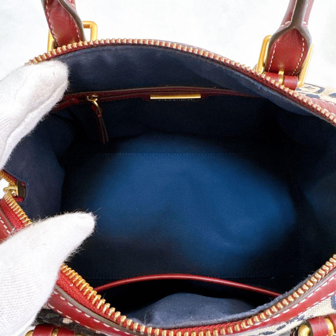 ✨超希少 美品✨ トリーバーチ Tモノグラム ボストン ジャガード 2way