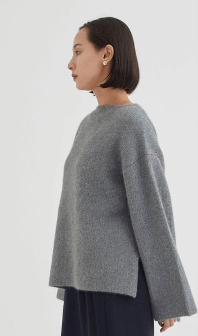 新品◆【定価4.6万】ハーヴェル スタジオ ラクーンニット グレー 38