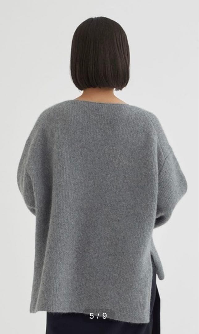 新品◆【定価4.6万】ハーヴェル スタジオ ラクーンニット グレー 38