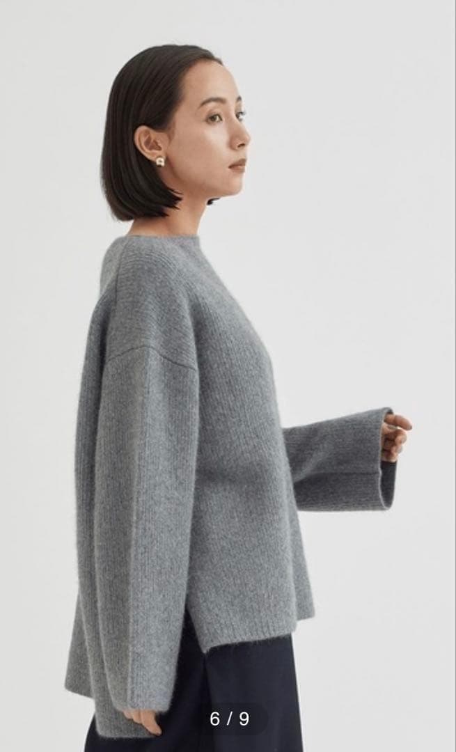 新品◆【定価4.6万】ハーヴェル スタジオ ラクーンニット グレー 38