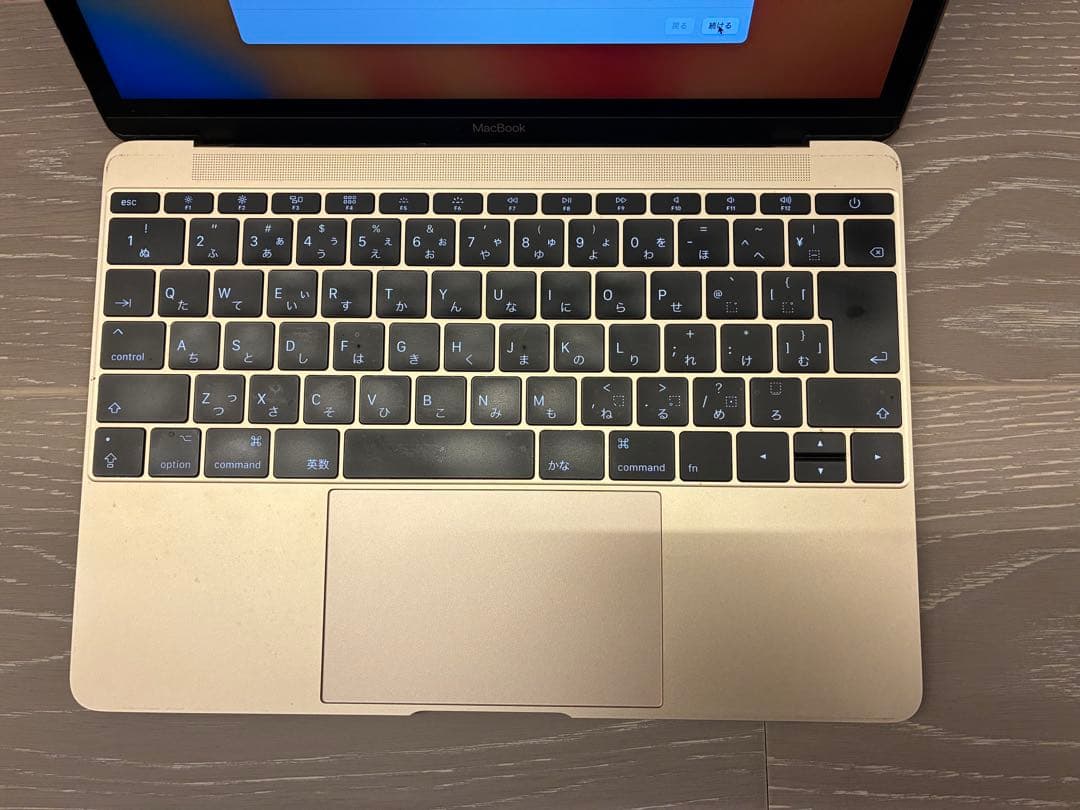 Apple MacBook ゴールド 12インチ A1534 2018年購入