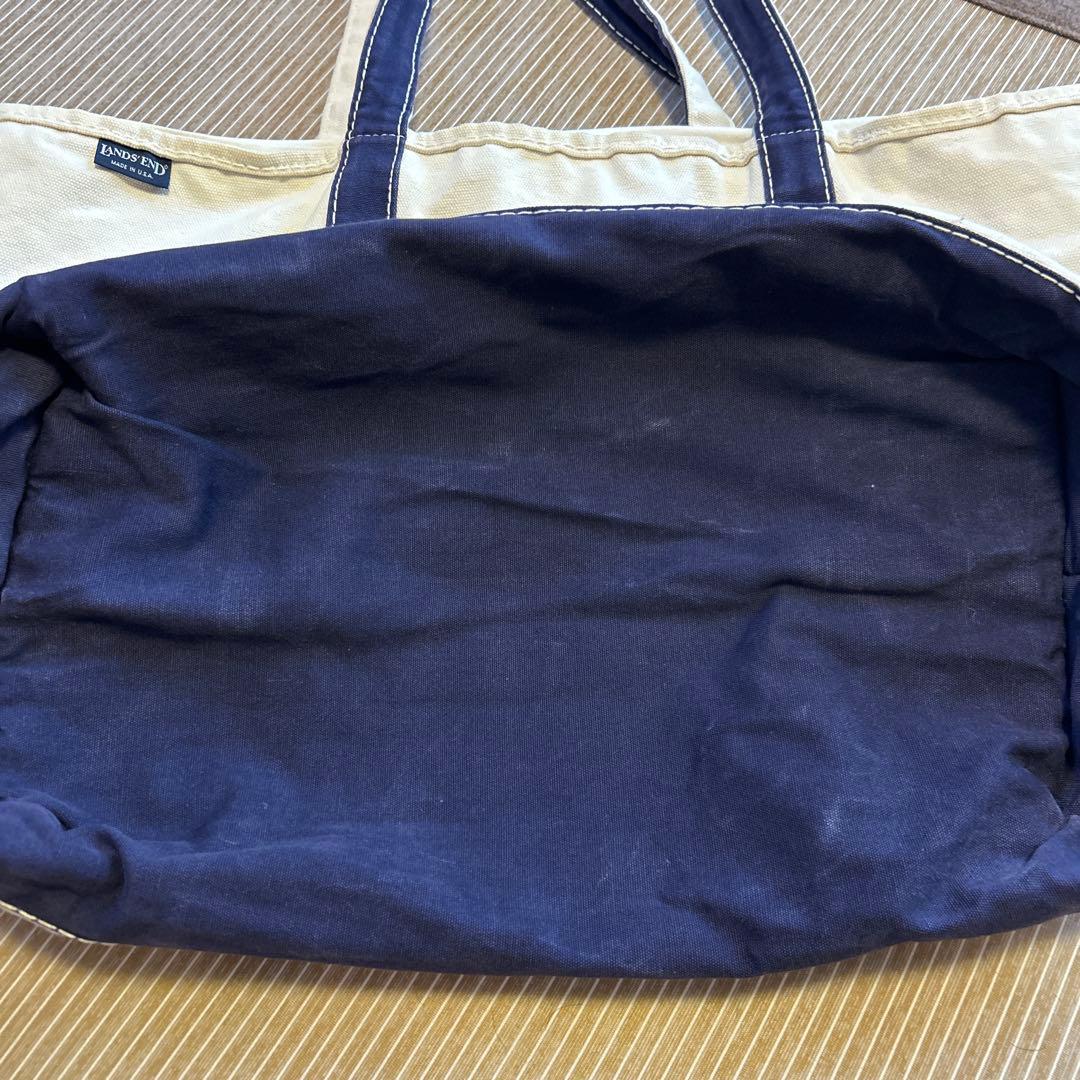LANDS' END ビッグトートバッグ USA製