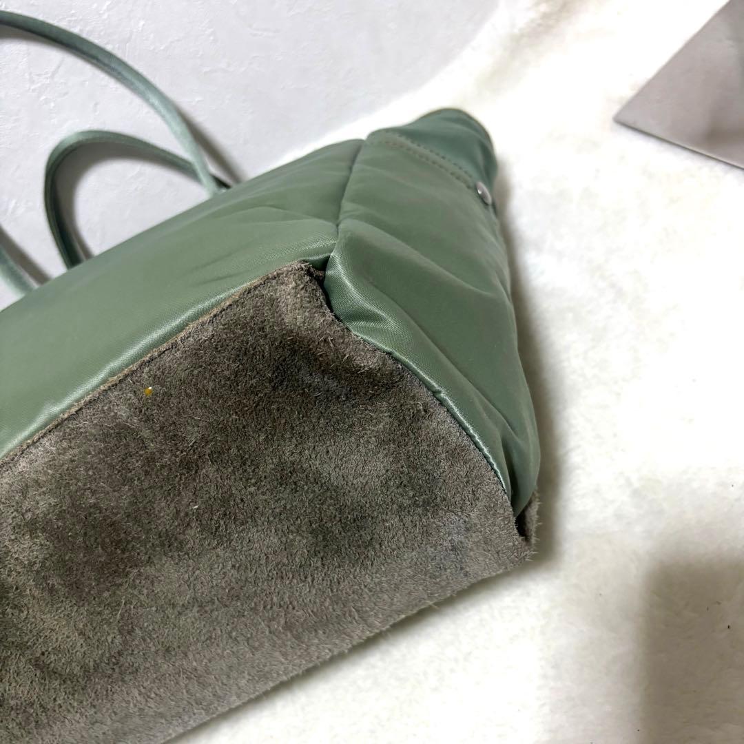 PORTER FADE ポーター 大容量収納 セージグリーン スエード