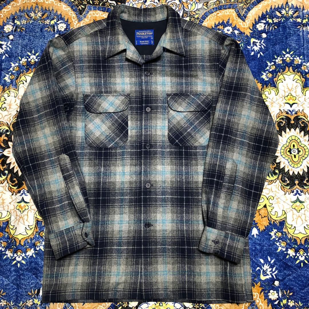 ペンドルトン　ボードシャツ　オンブレチェックシャツ
