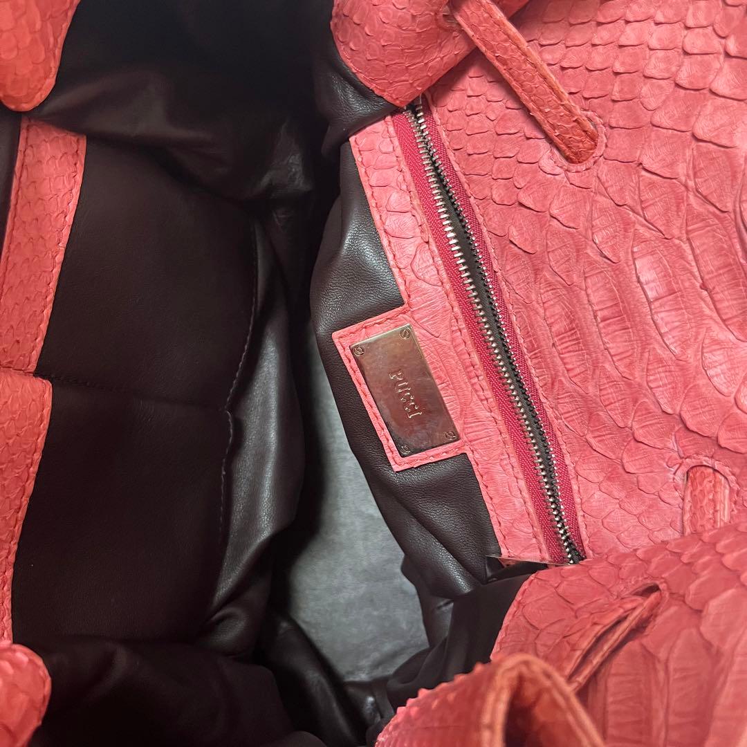 最高級 EMILIO PUCCI エミリオプッチ レザー バッグ ピンク