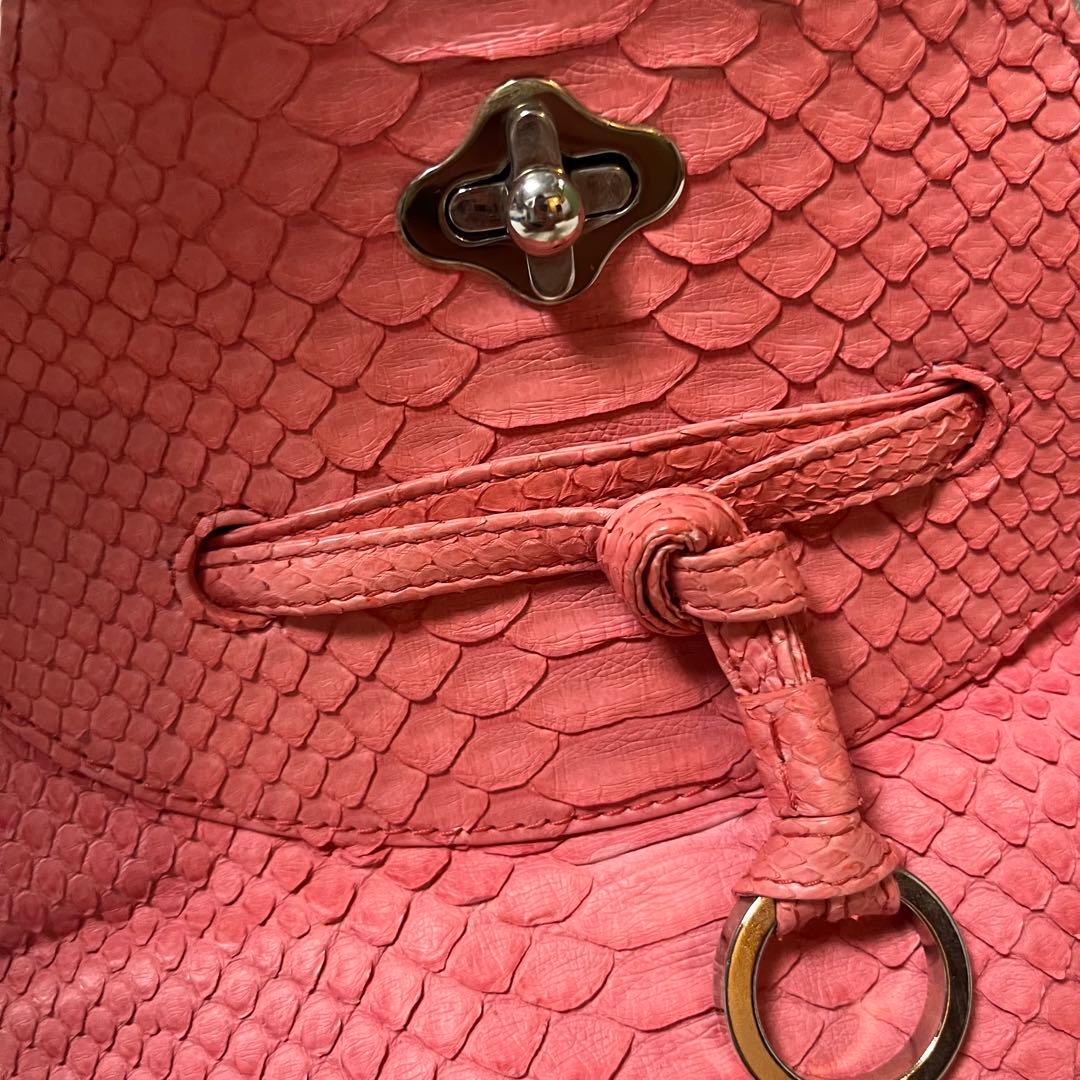 最高級 EMILIO PUCCI エミリオプッチ レザー バッグ ピンク