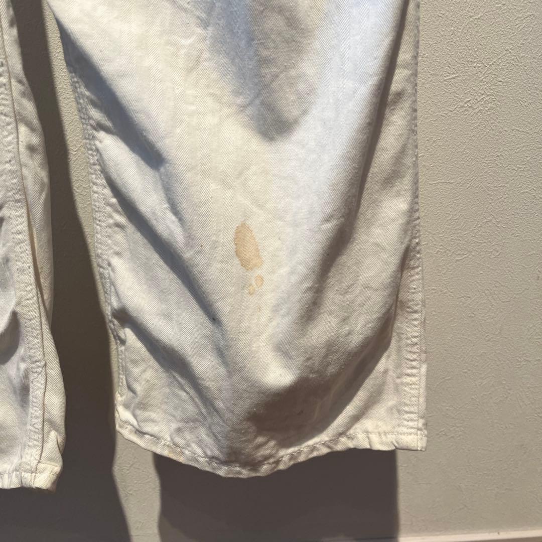 W*S様 Lee 50s ナンバー刺繍 生成り ヘリンボーン オールインワン