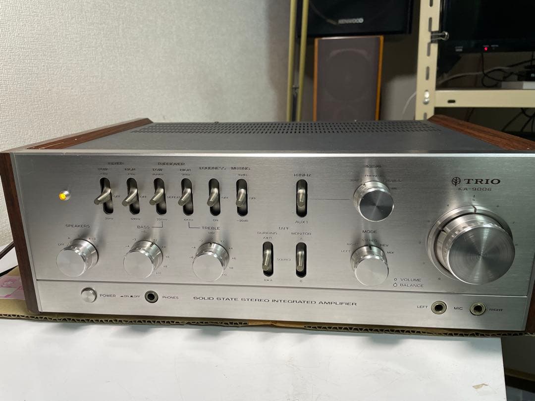 希少　昭和ヴィンテージアンプTRIO KA-9006動作品 7日間返品保証