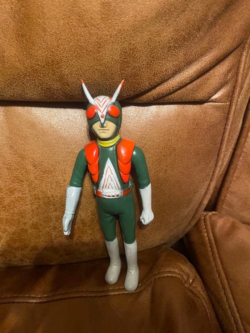 専用　無版権　ライダーマン　ソフビ