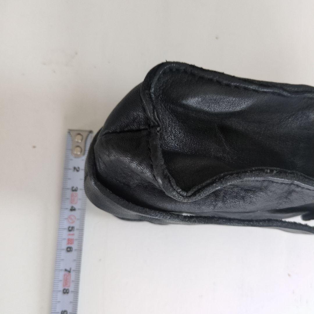 バックラッシュ黒 レザー ウエストポーチ