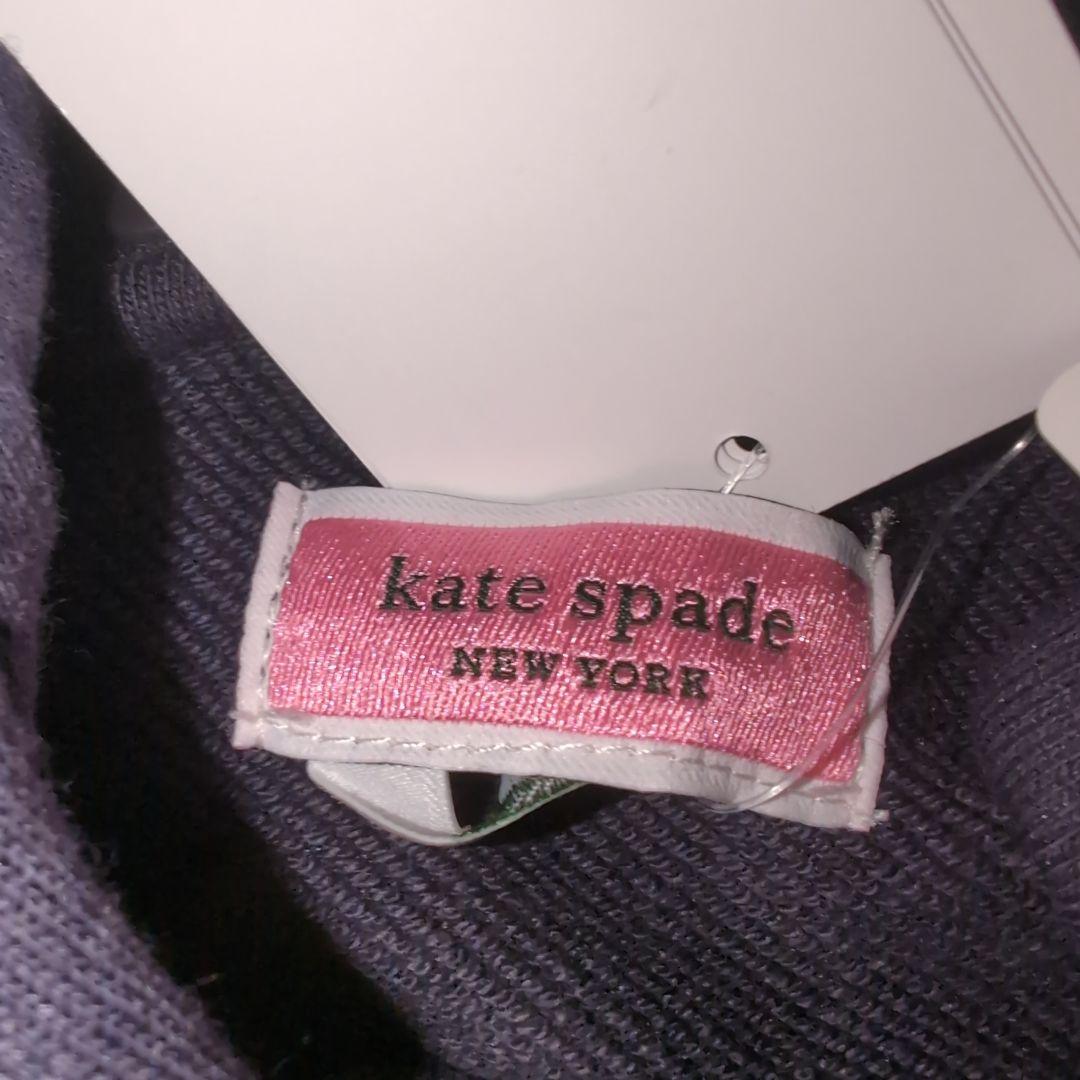 激安160★ケイトスペードニューヨーク★スパンコール付！ロゴプリントワンピース★