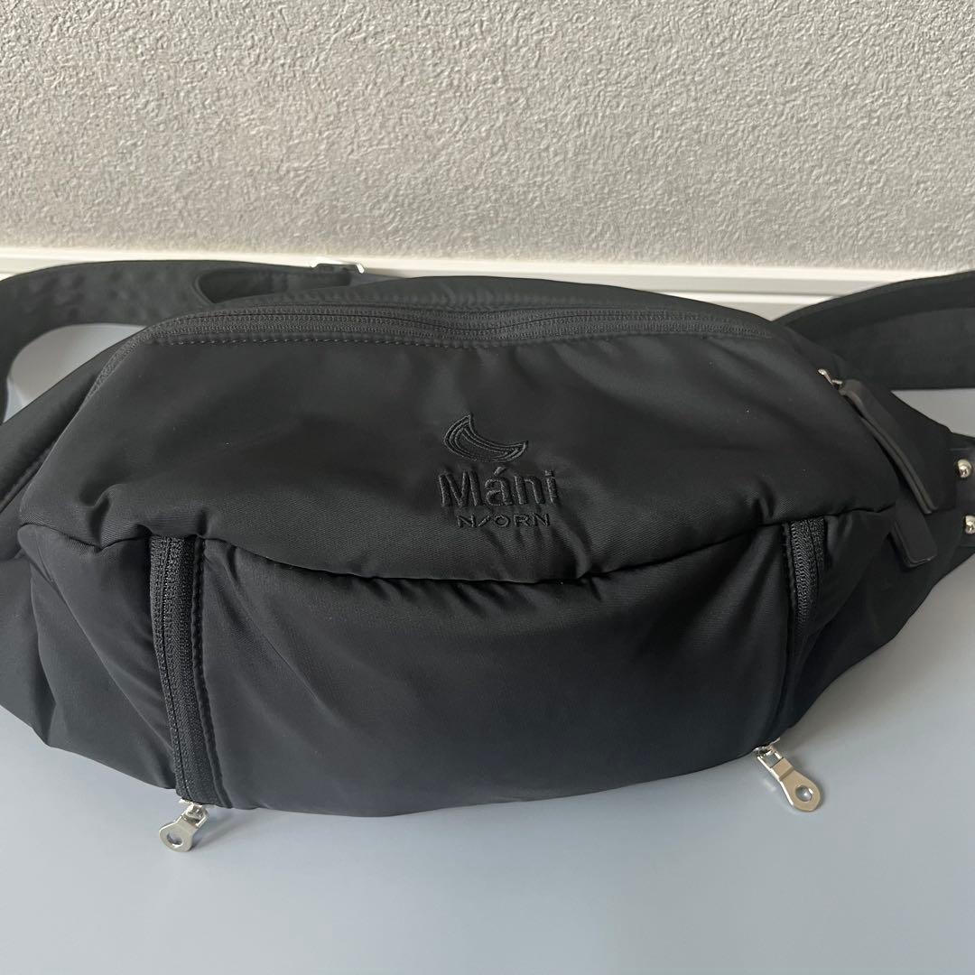 ノルンマーニ 抱っこバッグ N/ORN mani ナイトブラック ヒップシート