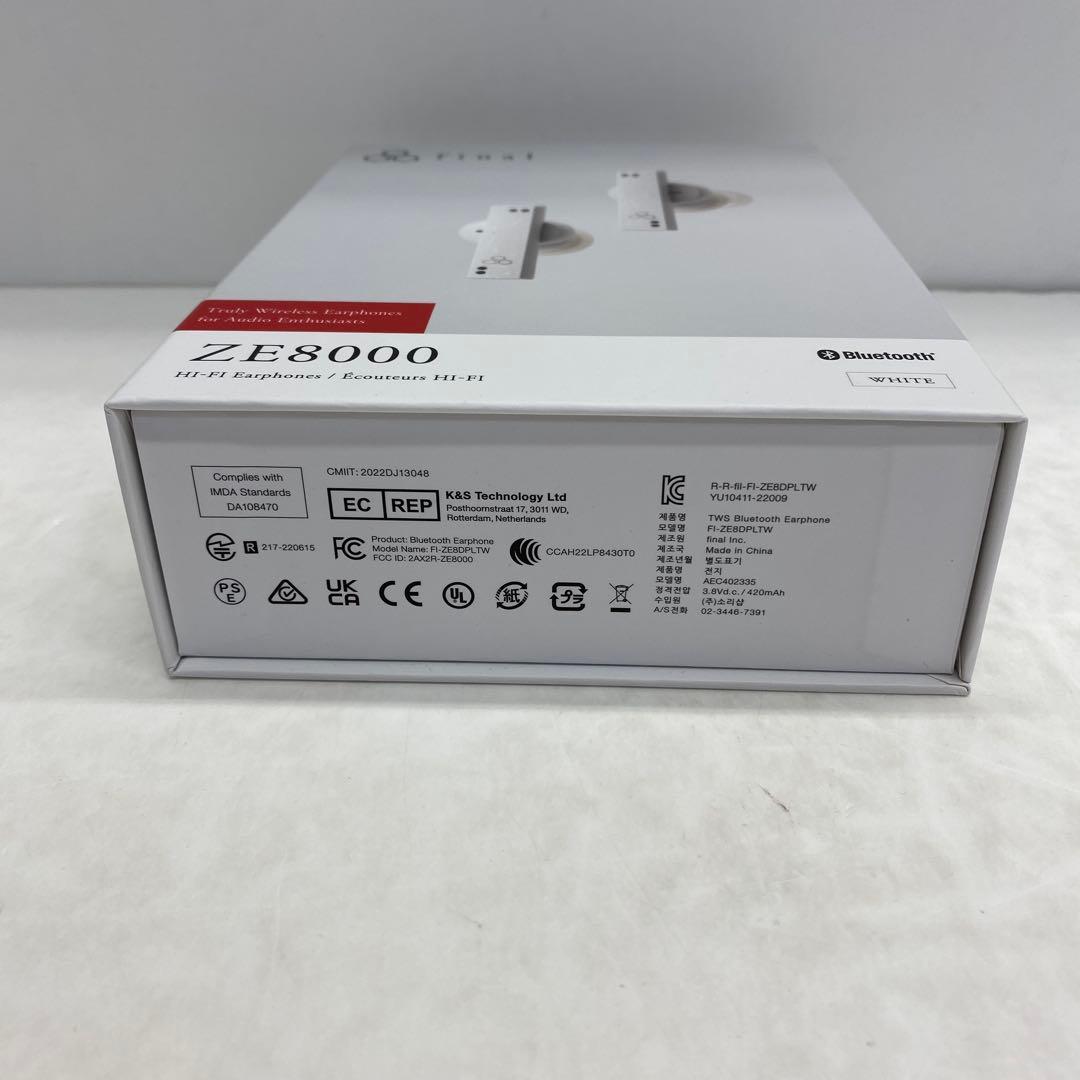52□final ワイヤレスイヤホン ZE8000 RI0614-1