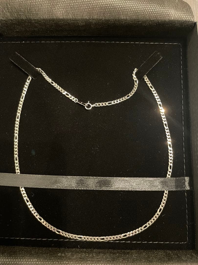 プラチナ　キヘイネックレス　喜平　フィガロチェーン　PT850 メンズ　PT刻印