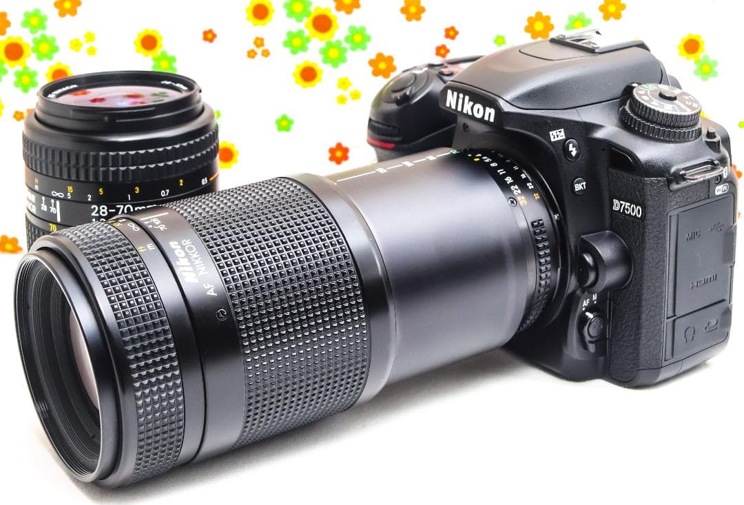 ニコン Nikon D7500☆Wi-Fi搭載＆高速性能☆ダブルレンズ！