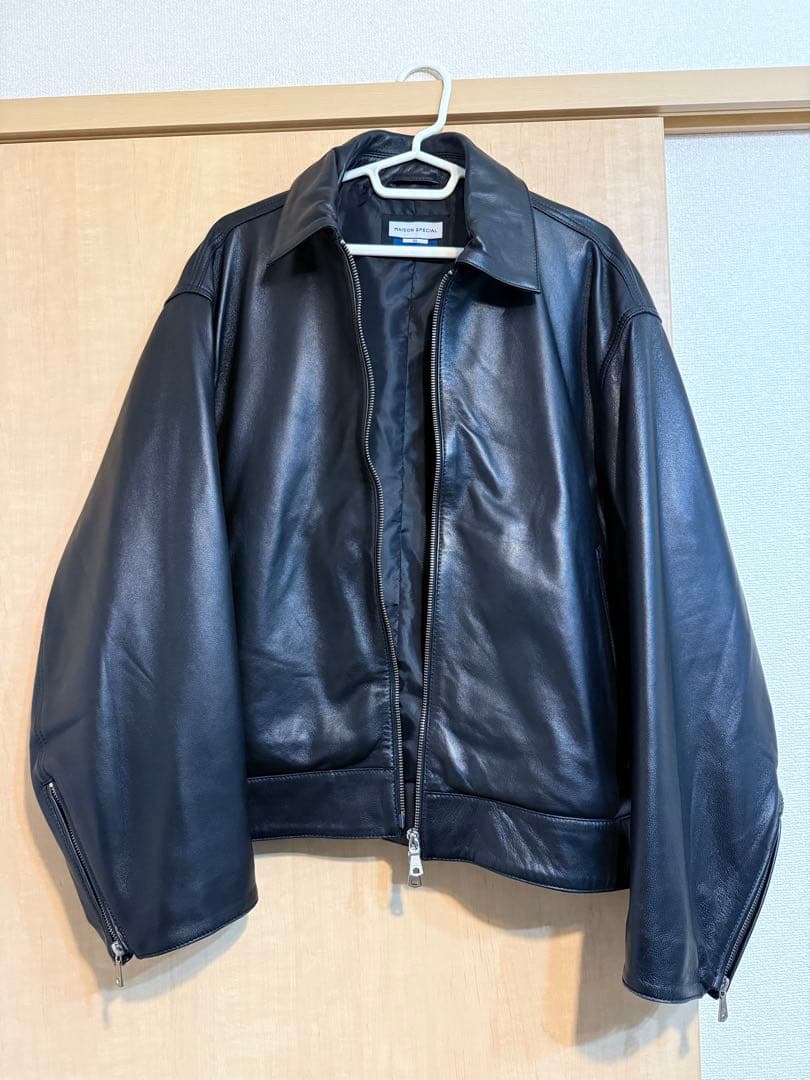 メゾンスペシャル　シープレザーシングルライダース