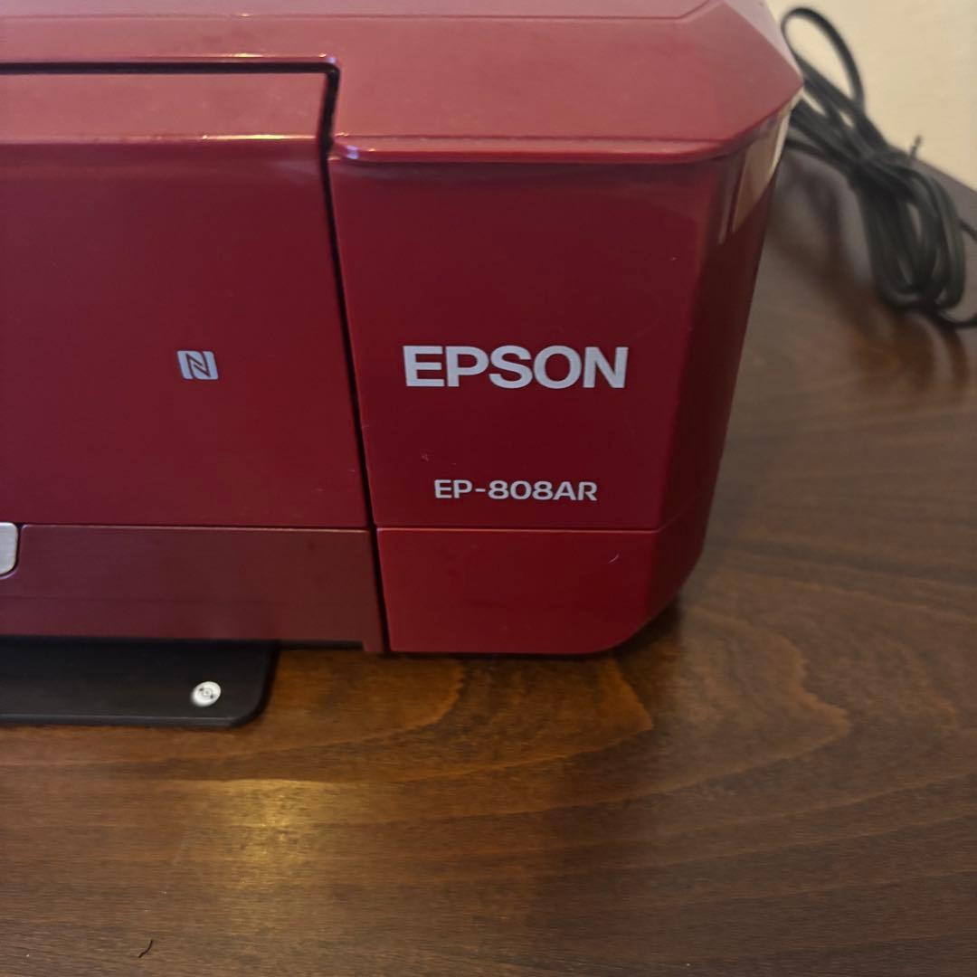 【美品】EPSON EP-808AR レッド プリンター
