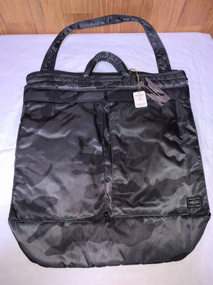 PORTER カモフラージュ 30周年 黒 ヘルメットバッグ ショルダーバッグ