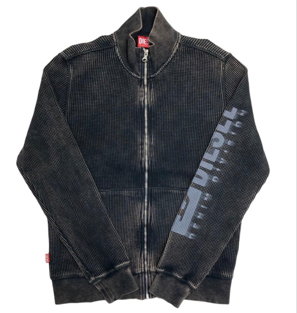 DIESEL24SS ドライバーズニット グレー