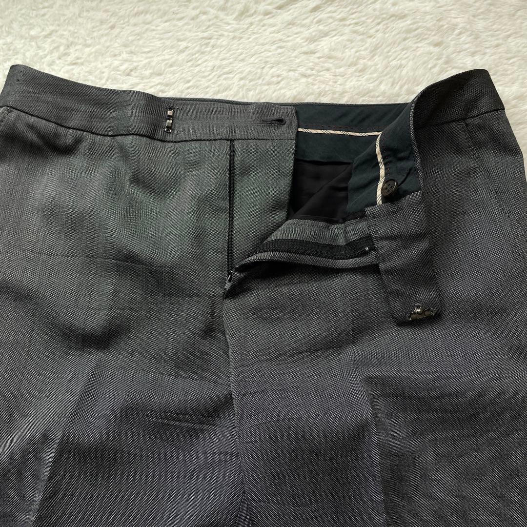 バーバリーロンドン　パンツスーツ　セットアップ　　シルク混　大きめXL