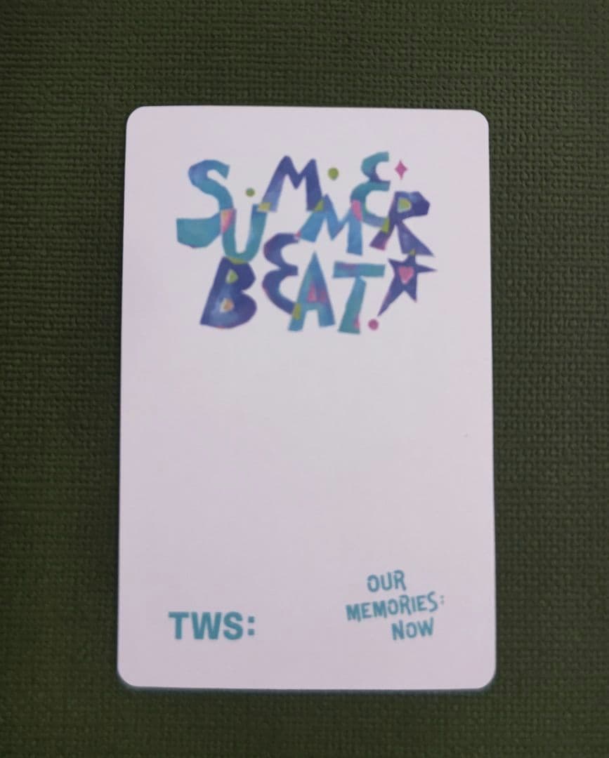★希少★　TWS　シニュ SUMMER BEAT! yzy マカオ限定トレカ