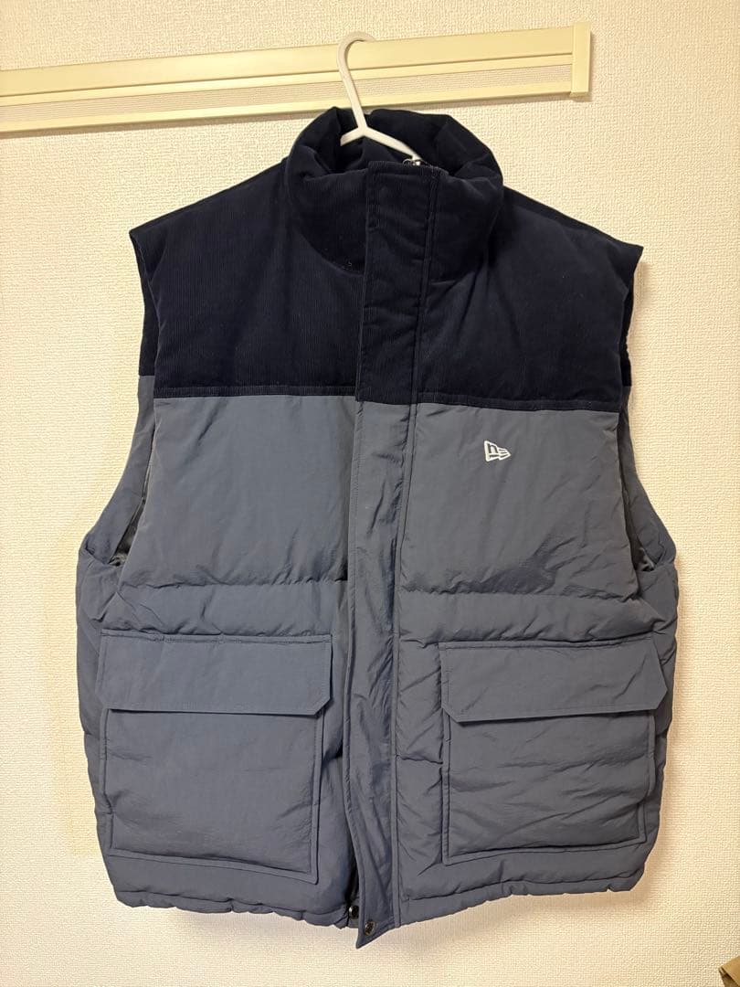 NEW ERA ダウンベスト XXL ネイビー