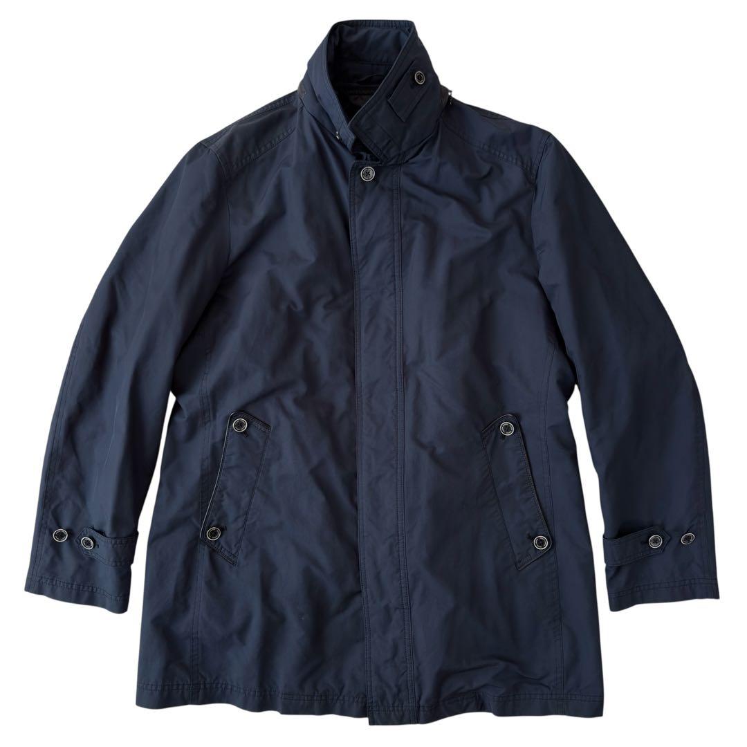 JOSEPH ABBOUD ジョセフアブード コート ネイビー L ミドル丈