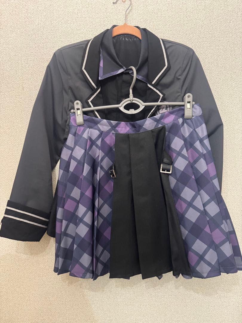 [KO.M]ホロライブ 常闇トワ 制服 コスプレ衣装 Lサイズ ウィッグ