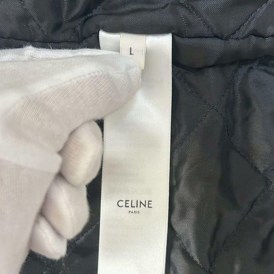 希少 CELINE セリーヌ トラックジャケット L ゼブラ柄 白×黒×赤 総柄