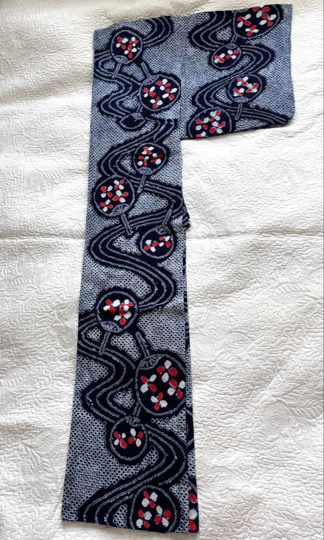 粋な大人の浴衣 極上の逸品です ◆ 有松絞り 団扇うちわ 高身長の方にも