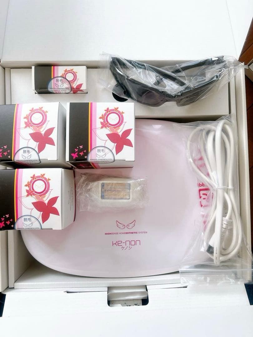 ケノン 脱毛器 ★カートリッジ6個付き