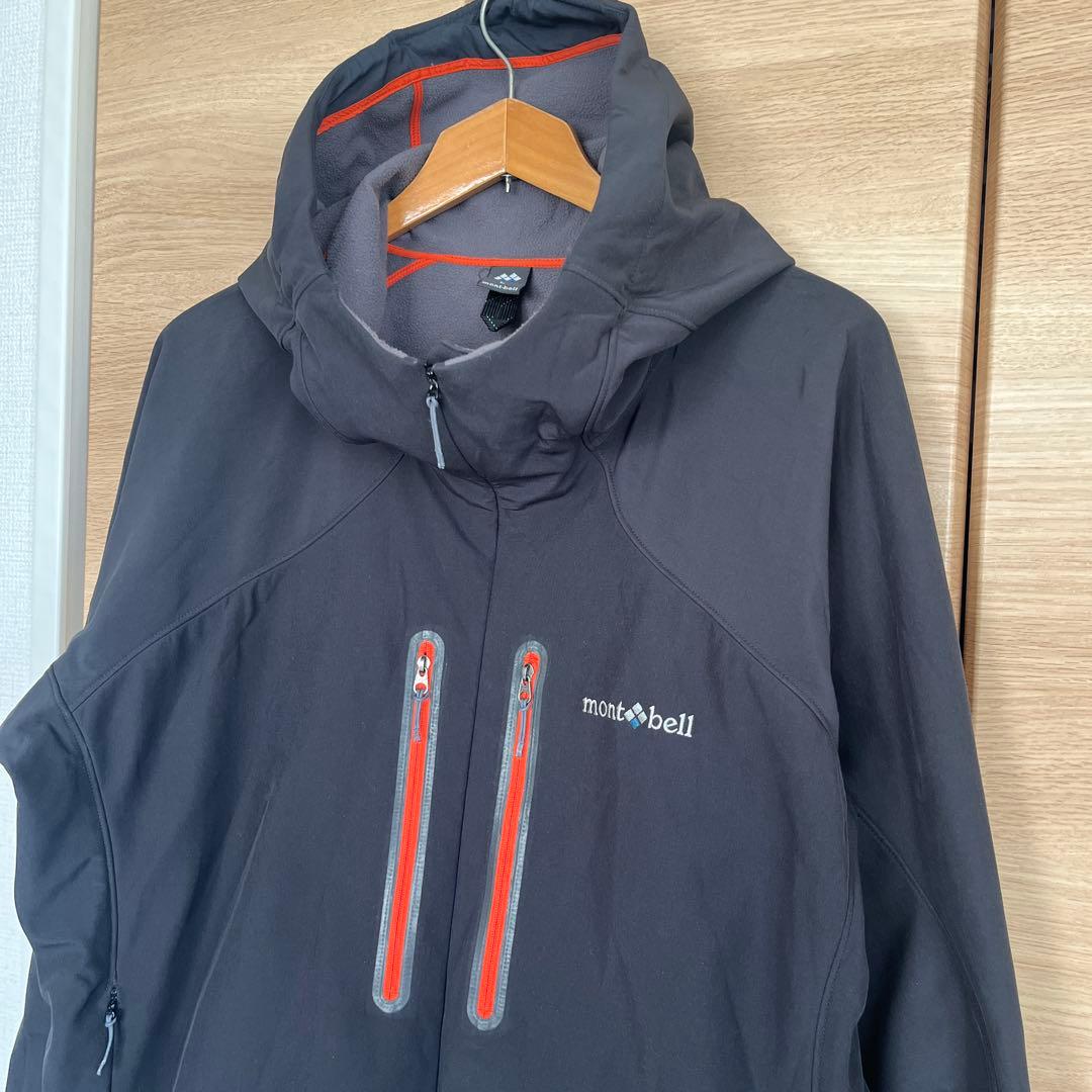 montbell モンベル パウダーシェッドパーカ メンズ L ブラック