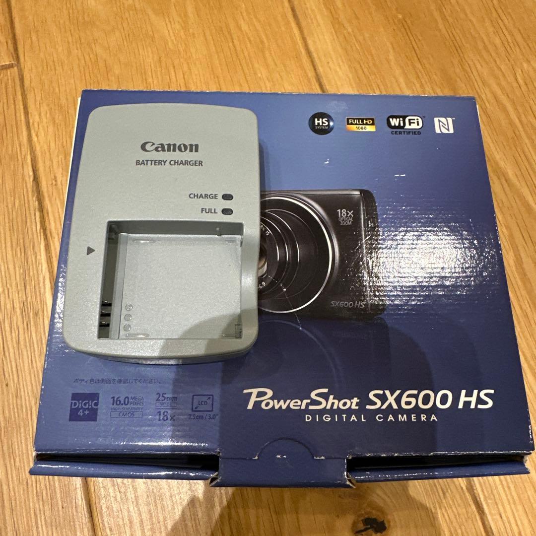Canon PowerShot SX600 HS Wi-Fi ブラック　デジカメ