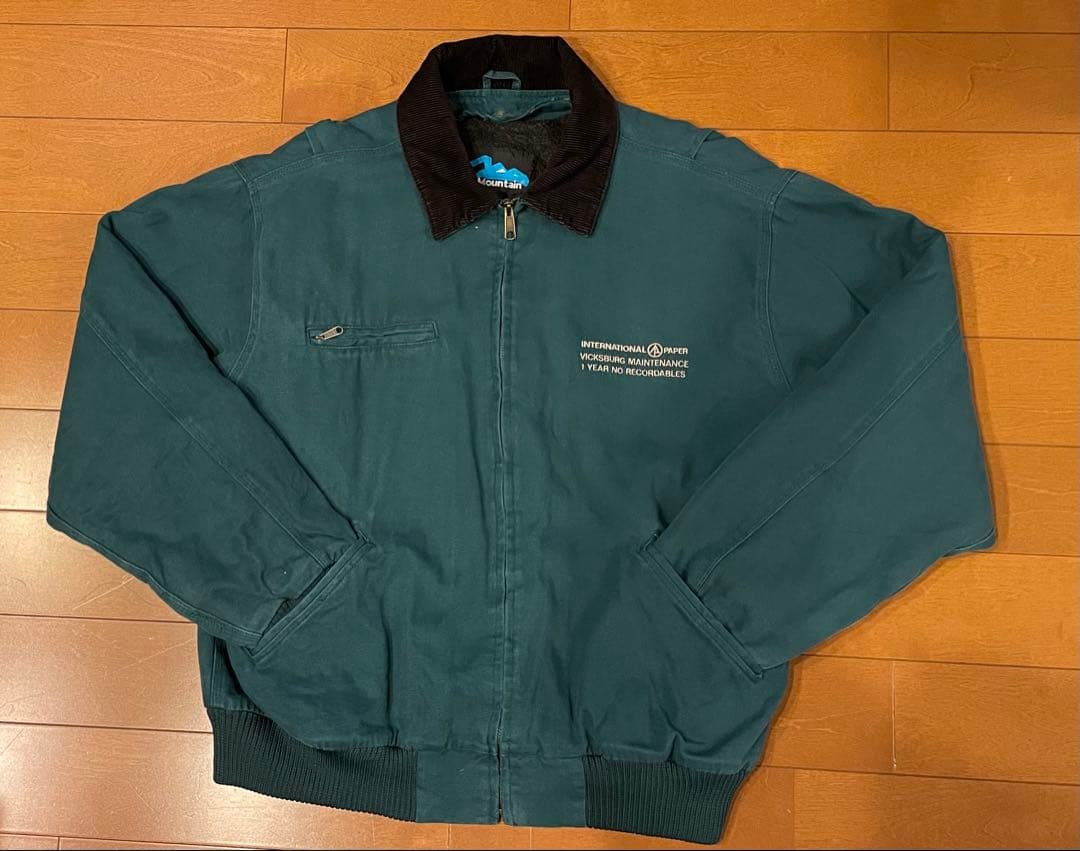 ダックジャケット　グリーン　ワーク　デトロイト