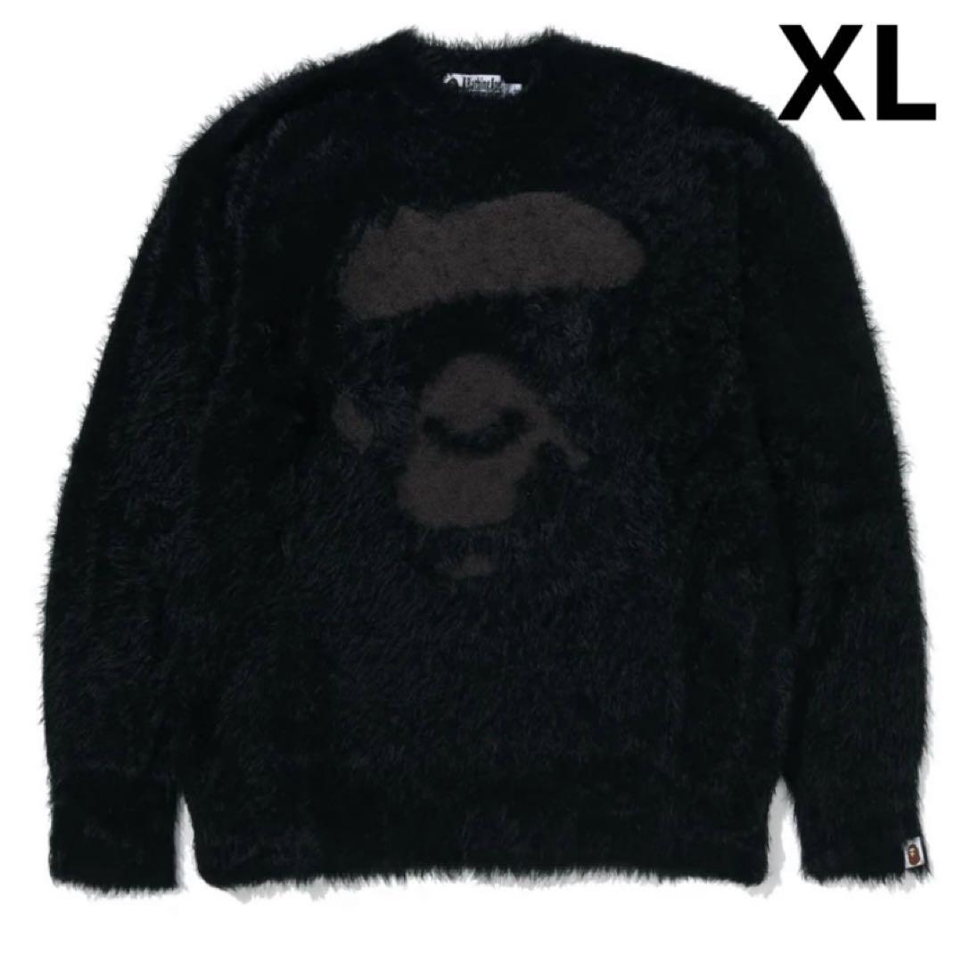 APE FACE SHAGGY SWEATER シャギーニット