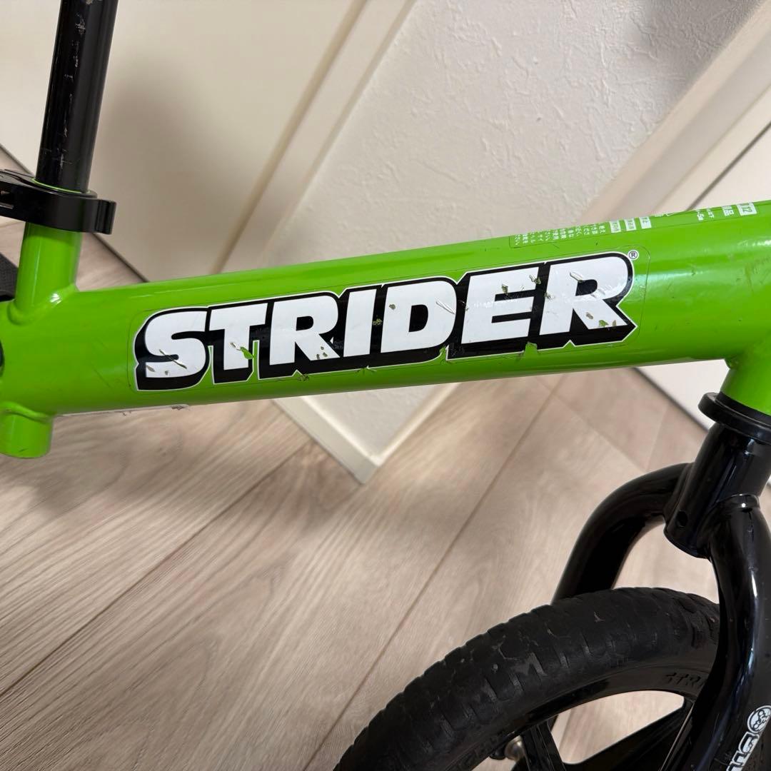 STRIDER スポーツモデルグリーン 12インチ　バッグ付き