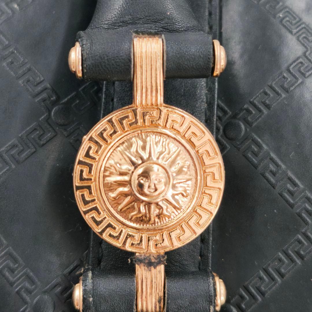 【美品 高級◎】ヴェルサーチ ボストンバッグ サンバースト 2way 大容量