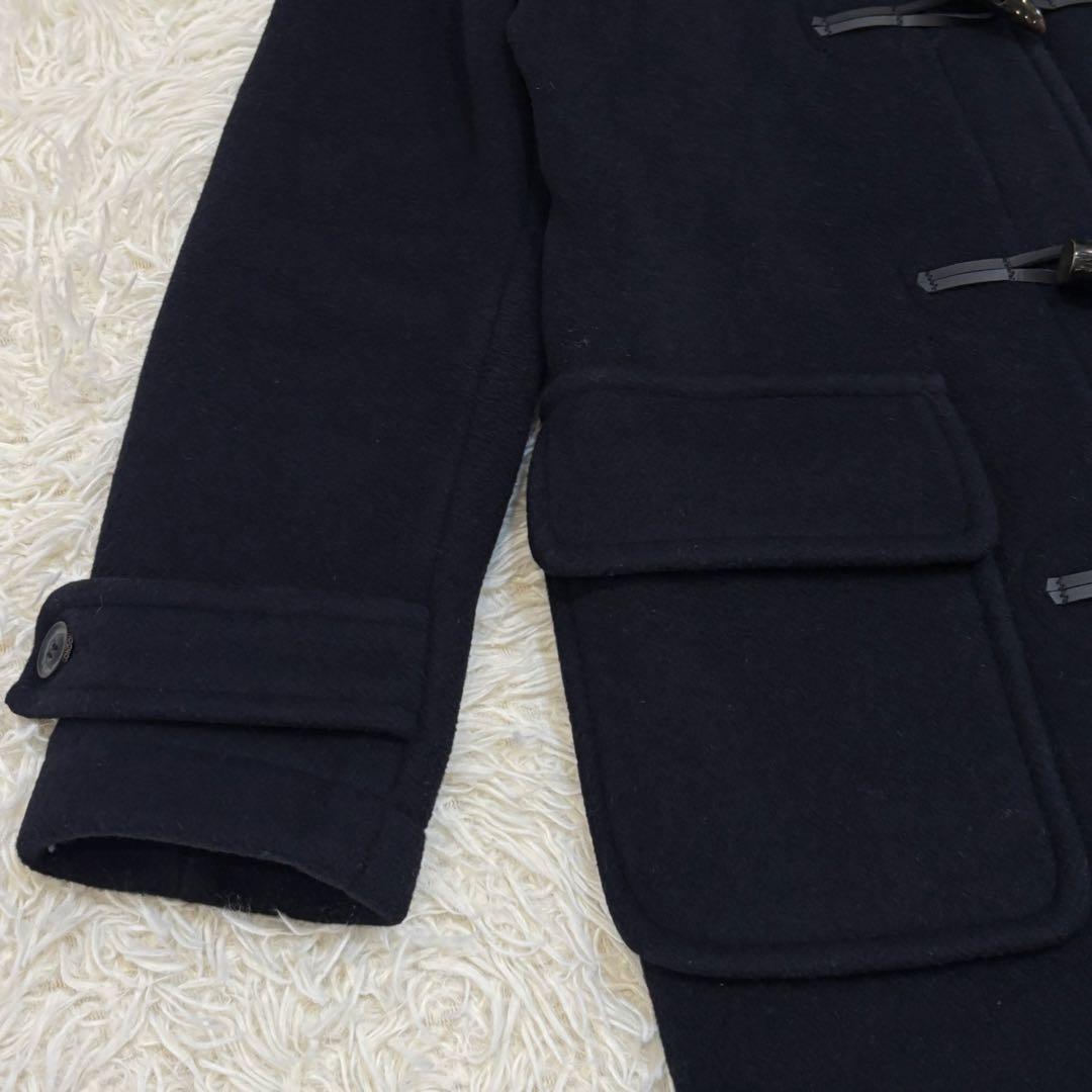 ロンドントラディション　フード付きダッフルコート　(F)　黒　イギリス製