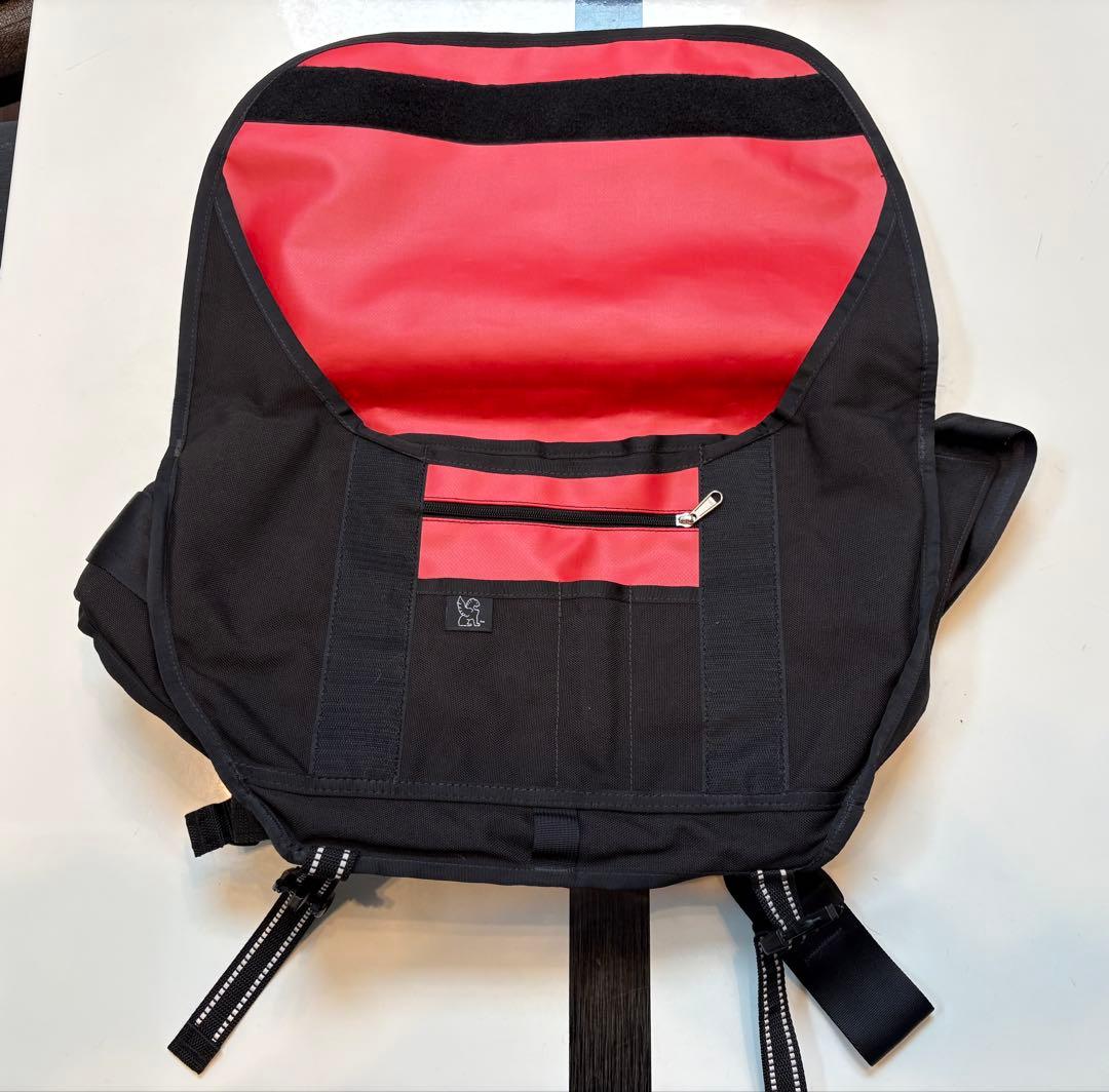 【美品】CHROME メッセンジャーバッグ ミニメトロ 黒/赤