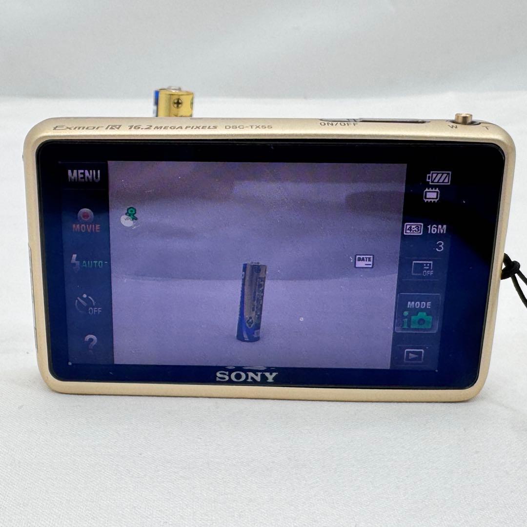 【美品】SONY Cyber-shot DSC-TX55 ゴールド　コンデジ