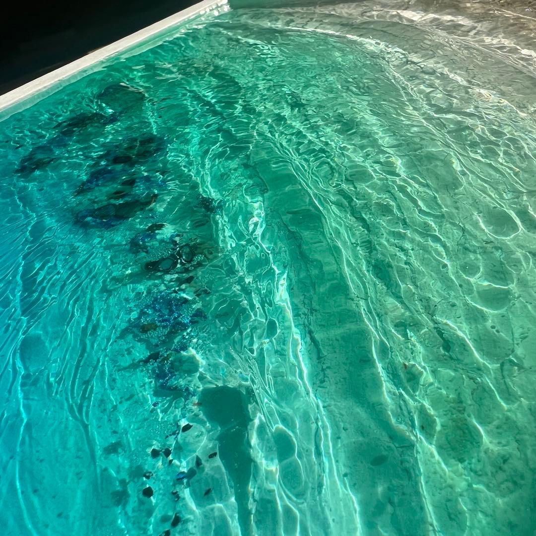 【レジンアート】波紋アート／B4パネル／壁掛け可能