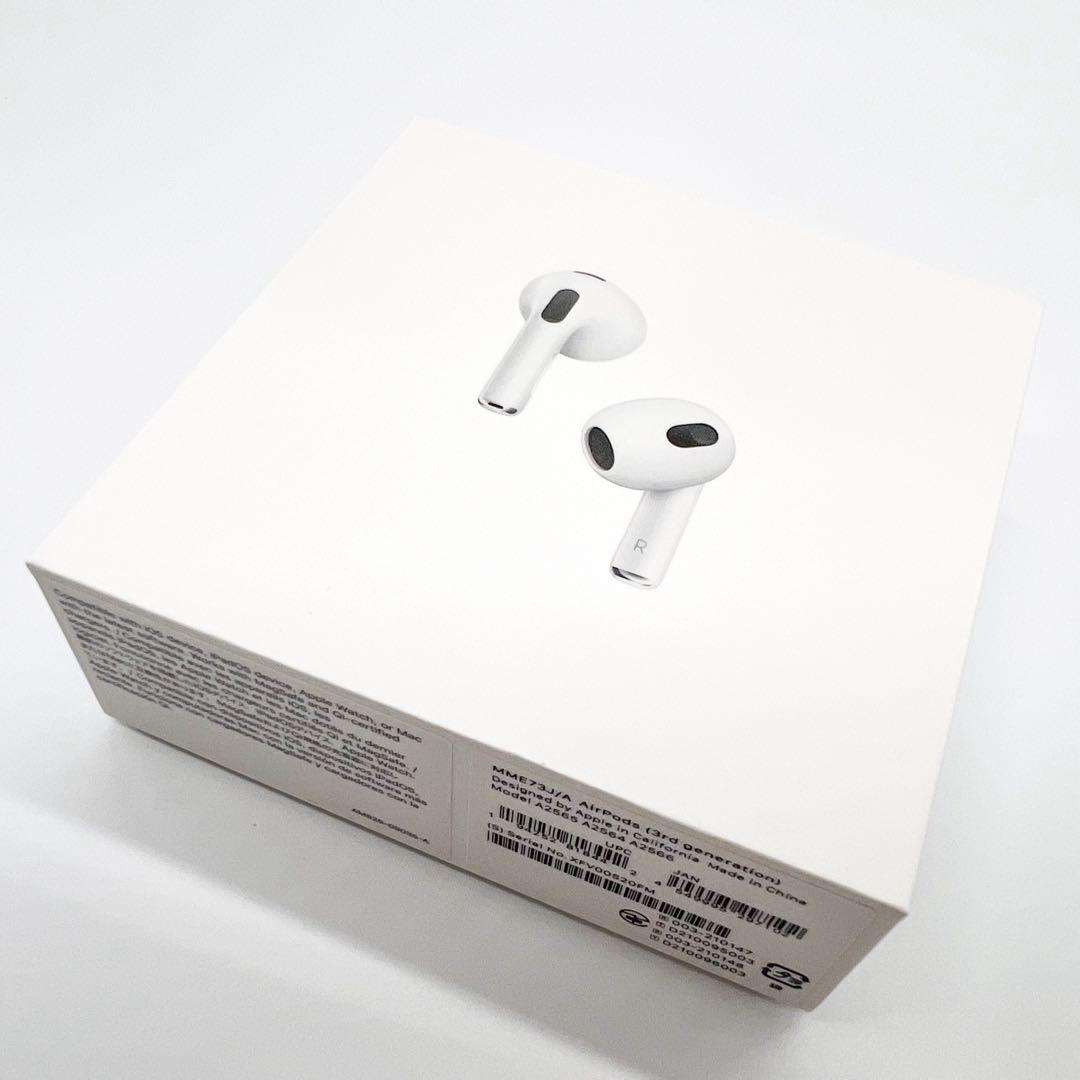 【美品・箱付】AirPods 第3世代 MME73J/A クリーニング済・送料込