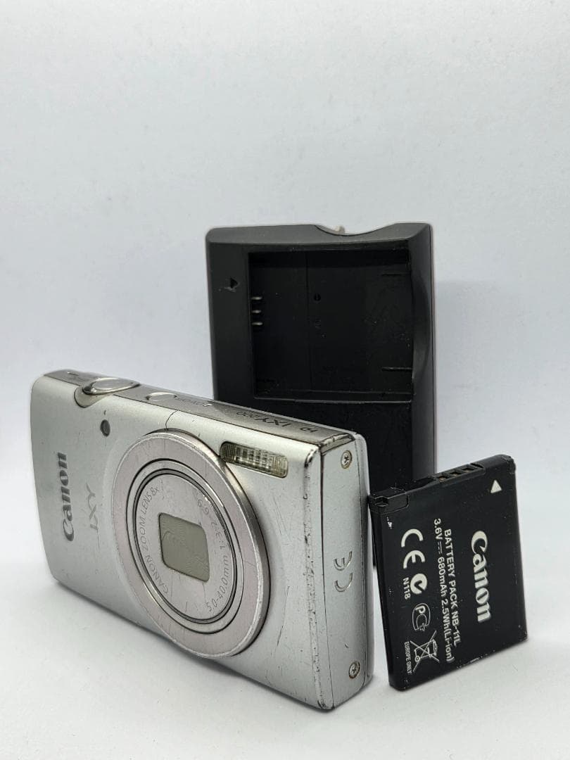 【スマホ転送OK】キャノン Canon IXY 200 シルバー デジタルカメラ