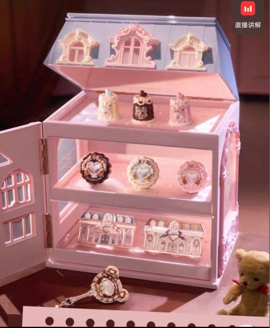 【即購入可】フラワーノーズ　スウィートベアコレクションボックスのみ 小物入れ