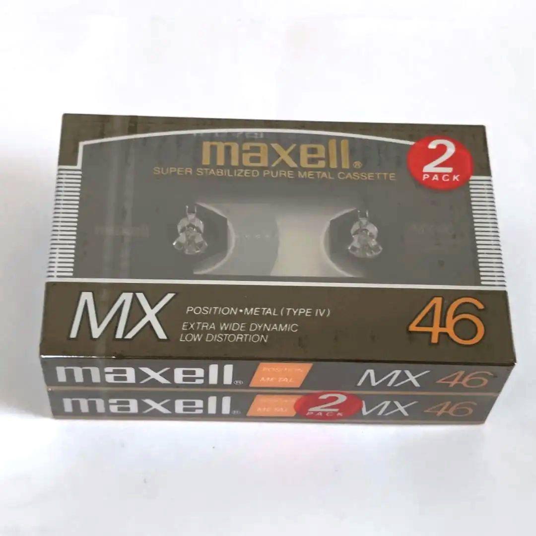 昭和レトロ★マクセル❇️メタルポジション❇️MX46❇️カセットテープ2本入り