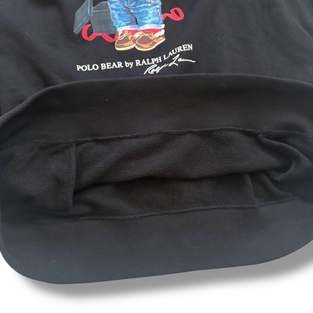 ラルフローレン ブラックパーカー XL メンズ 現行タグ ポロベア