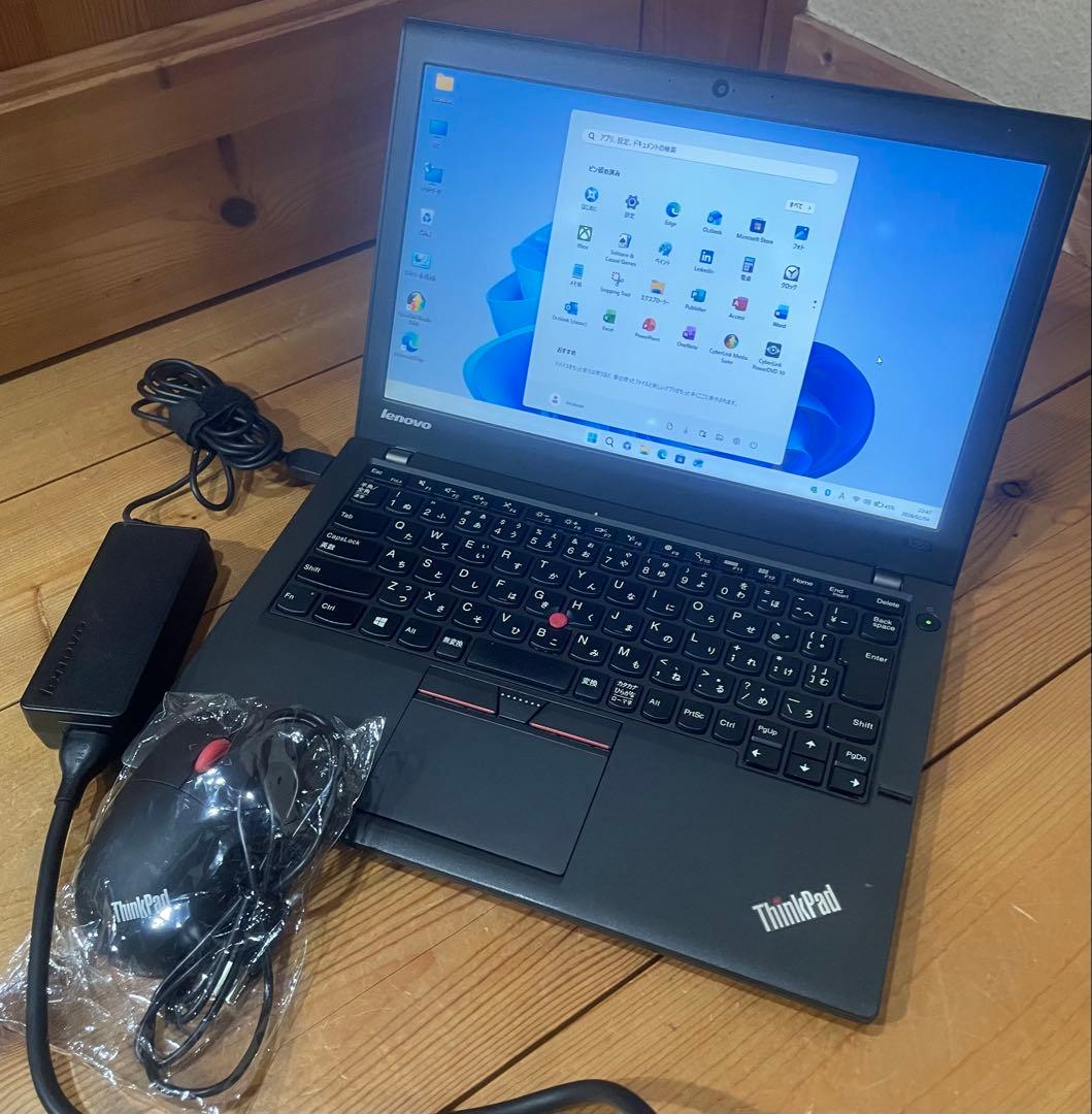 Lenovoノートパソコン x250 Windows11&OFFICE2021