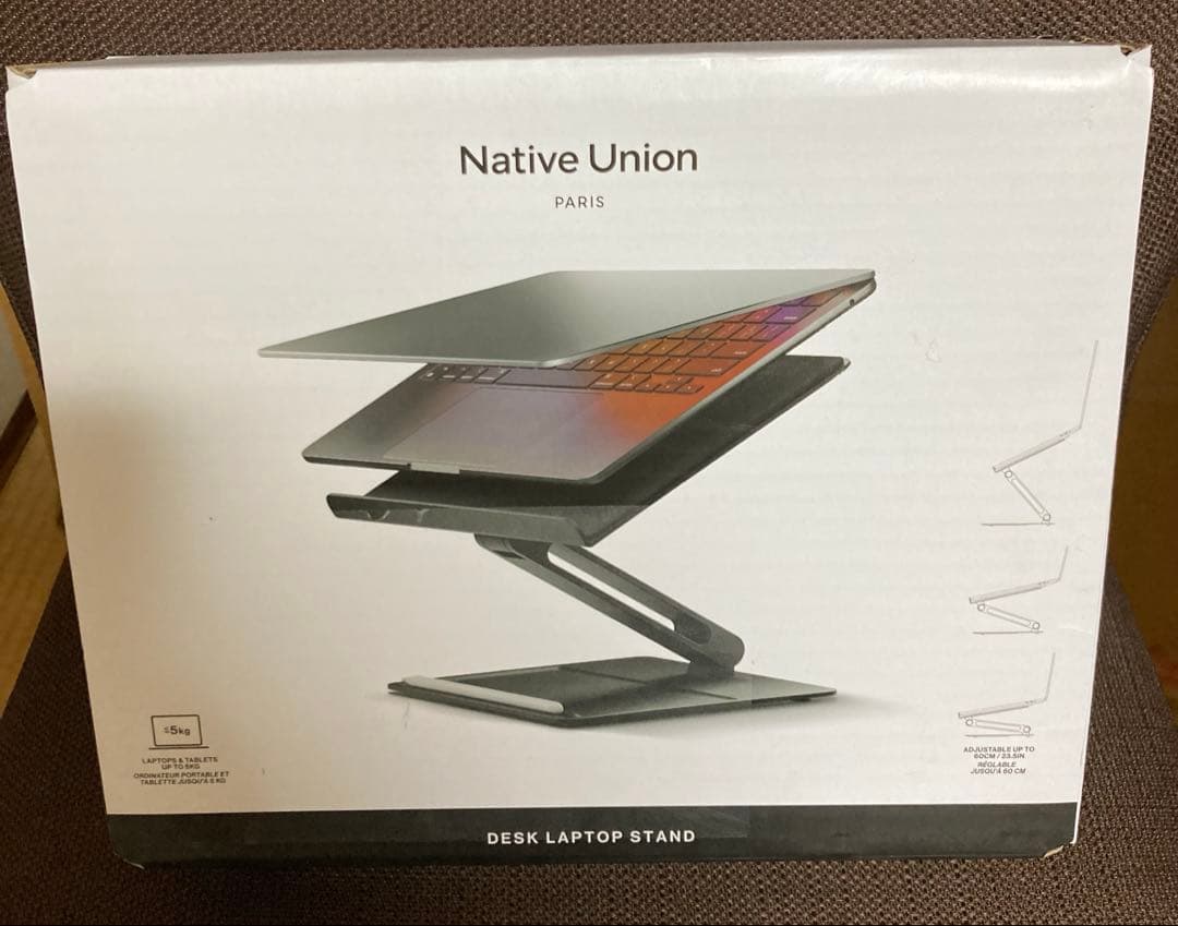 Native Unionノートパソコンスタンド ブラック
