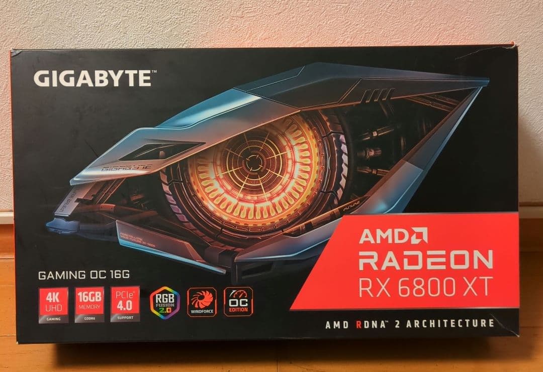グラフィックボード・グラボ・ビデオカード GIGABYTE Radeon RX 6800 XT 16GB